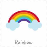 Rainbow Birthday theme